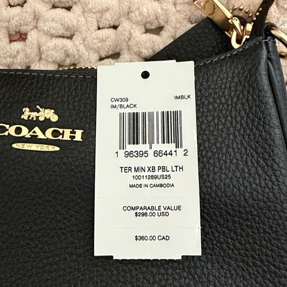 Coach Black leather Teri mini crossbody - Picture 2 of 3